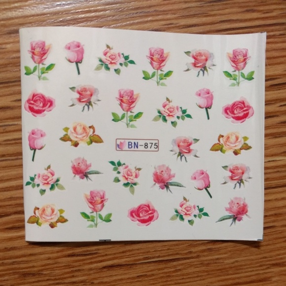 Diamonds & Jules Other - Rose Waterslide Nail Decals